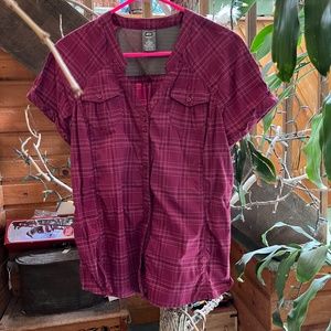 REI plumb button down shirt